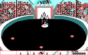 Circus Games for IBM PC/Compatibles - Crash! I fell, and my bike collapsed.