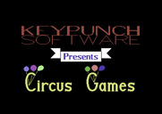 Circus Games for Commodore 64 - Keypunch Software presents...