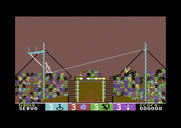 Circus Games for Commodore 64 - Falling off of the tight rope...