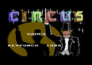 Circus Games for Commodore 64 - Title screen.