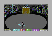 Circus Games for Commodore 64 - The ring leader allows you to select which game to play next.