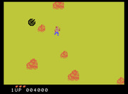 Front Line for ColecoVision - Running on foot through a desert area...