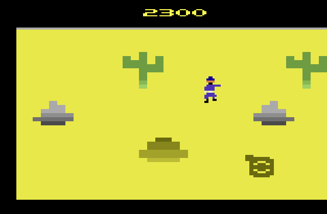 Front Line Atari 2600 Screenshot: More battle in the desert!