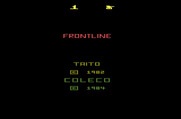 Front Line for Atari 2600 - Title screen.