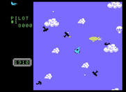 Time Pilot for ColecoVision - The first end of level boss...