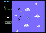 Time Pilot for ColecoVision - The game wraps around back to the beginning after all levels are completed...