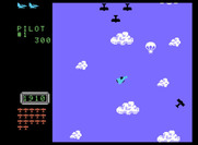 Time Pilot for ColecoVision - Run into the parachute for bonus points.