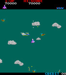 Time Pilot for Arcade - Stage 3 end of level boss...