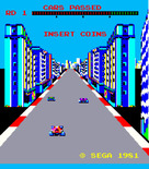 Turbo for Arcade - Game attract mode.