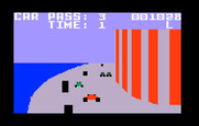 Turbo for Intellivision - There are several different scenes to drive through...