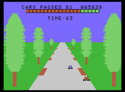 Turbo for ColecoVision - Crash! Oops, I hit the side of the road...