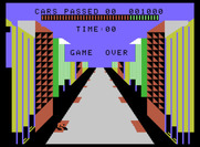 Turbo for ColecoVision - Game over.