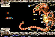 R-Type for Arcade - The first end of level boss...