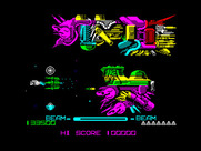 R-Type for ZX Spectrum - This very large ship splits into three!