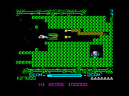 R-Type for ZX Spectrum - Blasting through a solid wall!