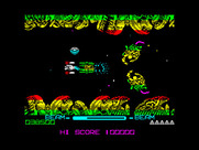 R-Type for ZX Spectrum - Two large enemies approaching!
