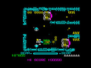 R-Type for ZX Spectrum - The sixth level begins.