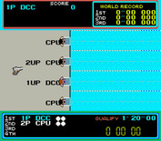 Hyper Sports for Arcade - Game start.