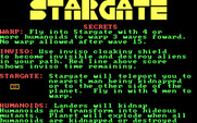 Stargate for IBM PC/Compatibles - Some secret tips!