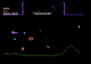 Stargate for Apple II - That square will transport you to another part of the playfield.