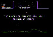 Stargate for Apple II - Game over.