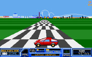 RoadBlasters for Amiga - The end of a level...
