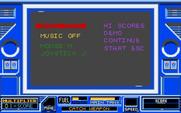 RoadBlasters for Amiga - You can also set some game options.