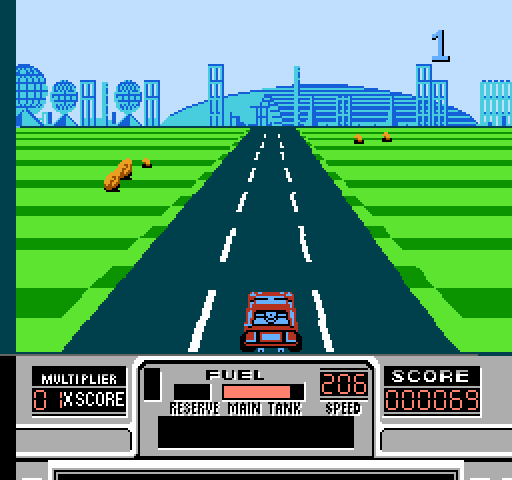 RoadBlasters NES / Famicom Screenshot: Game start.