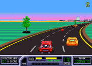 RoadBlasters for Arcade - The red orbs are rare, but provide more fuel than the green ones.