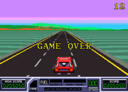 RoadBlasters for Arcade - Game over.