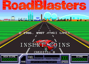 RoadBlasters for Arcade - Title screen.