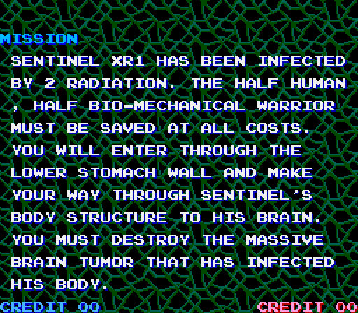 Life Force Arcade Screenshot: The story so far...