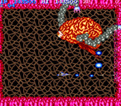 Life Force for Arcade - The first end of level boss, "Golem"...