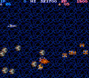 Life Force for Arcade - Start of the fifth stage...