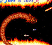 Life Force for Arcade - A giant dragon attacks!