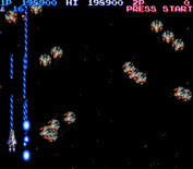 Life Force for Arcade - Lasers cause a lot of damage, but are narrow!