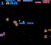 Life Force for Arcade - Game over.