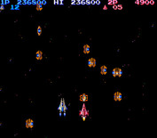 Life Force for Arcade - Each stage starts with a set of "easy" targets so you have an opportunity to gain weapons.