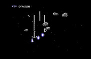 Life Force for Commodore 64 - These obstacles can't be destroyed, even with lasers...