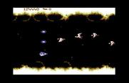 Life Force for Commodore 64 - Here comes a wave of firebirds...