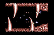 Life Force for Commodore 64 - The path to fly through is often narrow...