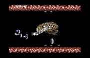 Life Force for Commodore 64 - The first end of level boss...