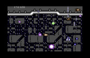 Life Force for Commodore 64 - Avoid the flares that appear randomly...