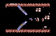 Life Force for Commodore 64 - These things increase in size after you shoot them.