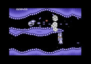 Life Force for Commodore 64 - Clearing myself a path.