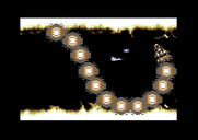 Life Force for Commodore 64 - The thirds end of level boss is a giant dragon!