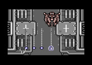 Life Force for Commodore 64 - A mid level mini-boss; you'll need to fight three of these.