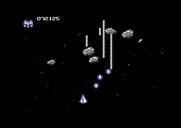 Life Force for Commodore 64 - Some obstacles can't be destroyed, even with lasers.