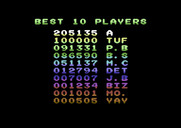 Life Force for Commodore 64 - A new high score!
