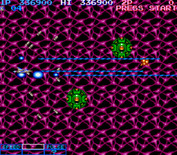 Life Force for Arcade - Two large enemies attack at once!